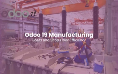 Odoo 19 Manufacturing BoMs and Shop Floor Efficiency