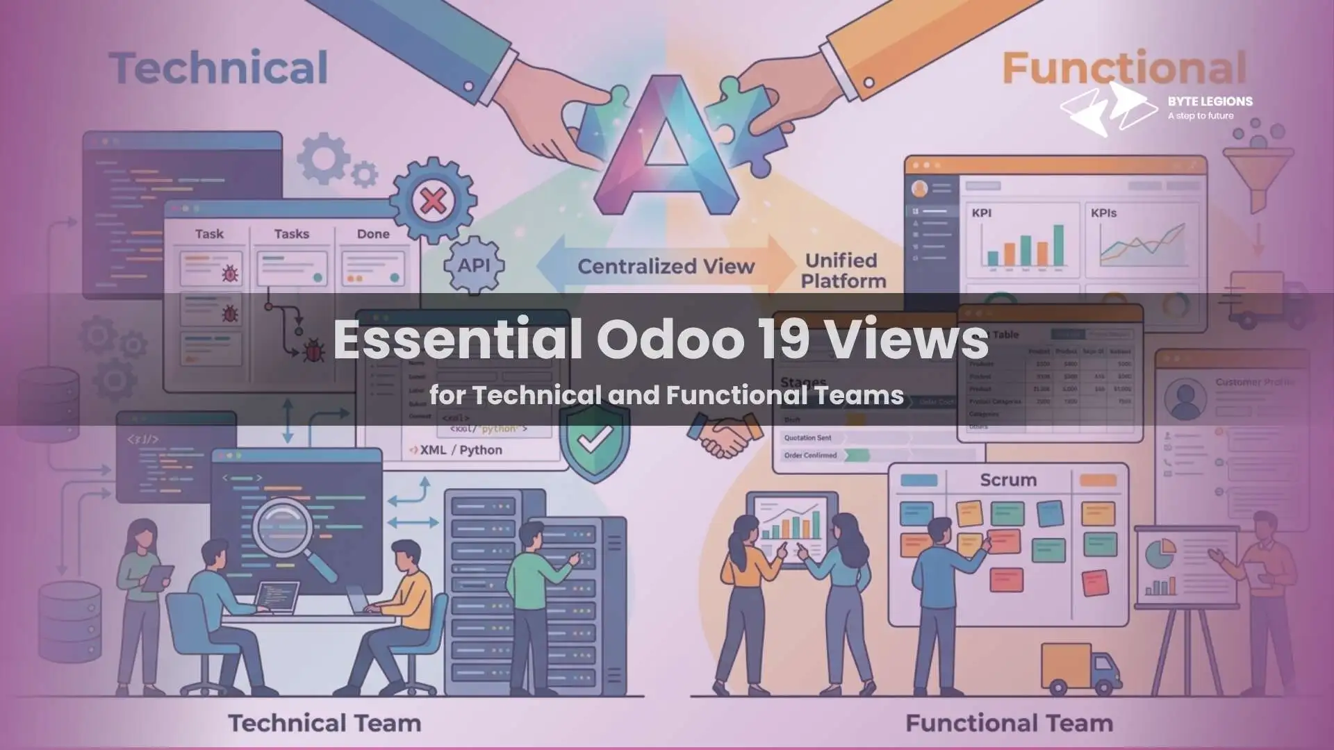 Our odoo customization services help technical and functional teams shape Odoo 19 views around real workflows, improving usability, speed, and overall business efficiency.